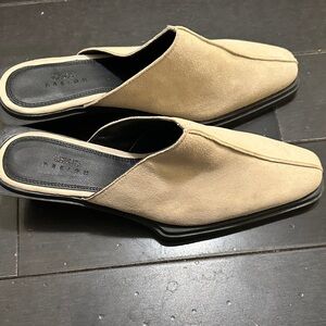 COS Beige Suede Slip-On Loafers